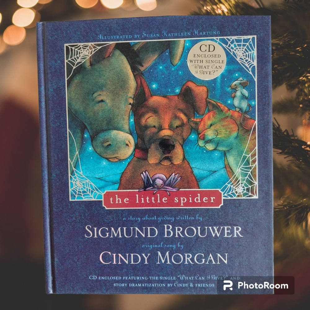 The Little Spider Christmas Story Book with CD